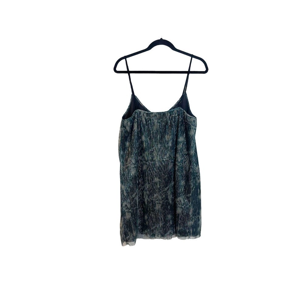 BB Dakota by Steve Madden Plissé Marble Cake Dress Sycamore Green Size XL - Picture 5 of 11